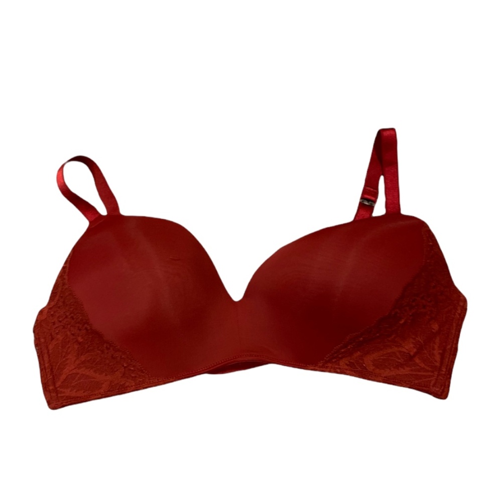 Auden The Bliss Bra in Berry Red 40D NWT